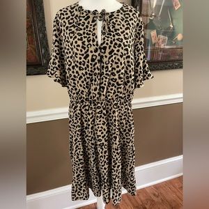 Cheetah print dress